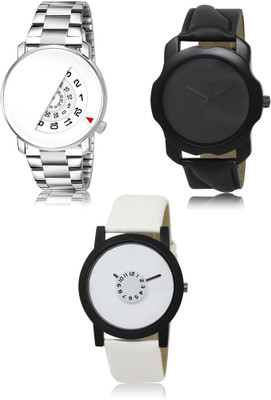 SWIFFIN New latest Designer Combo of 3 Analog Watch  - For Men