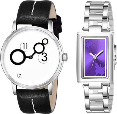 SPLAZOS Analog Premium Quality Best Set Of Two Analog Watch  - For Couple