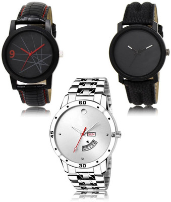 FERRIZZO New latest Designer Combo of 3 Analog Watch  - For Men