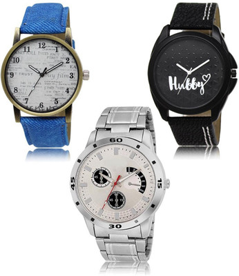 FERRIZZO New latest Designer Combo of 3 Analog Watch  - For Men