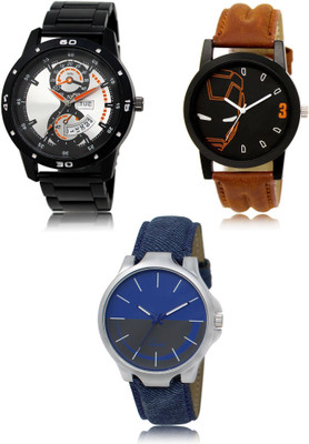 FERRIZZO New latest Designer Combo of 3 Analog Watch  - For Men