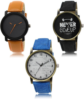 FERRIZZO New latest Designer Combo of 3 Analog Watch  - For Men