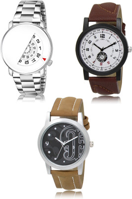 REMIXON New latest Designer Combo of 3 Analog Watch  - For Men