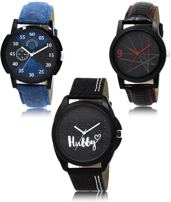 FERRIZZO New latest Designer Combo of 3 Analog Watch  - For Men