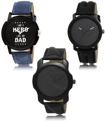 SWIFFIN New latest Designer Combo of 3 Analog Watch  - For Men