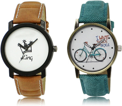 FERRIZZO New Latest Designer Combo of 2 Analog Watch  - For Men & Women