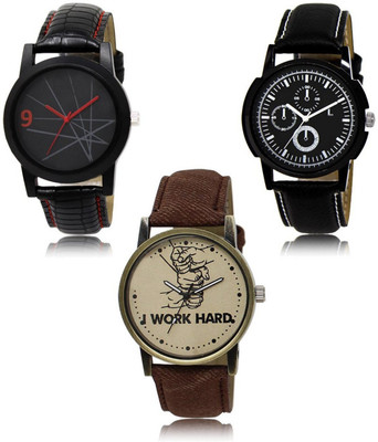 FERRIZZO New latest Designer Combo of 3 Analog Watch  - For Men