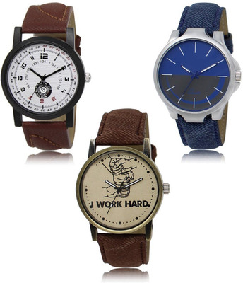 SWIFFIN New latest Designer Combo of 3 Analog Watch  - For Men
