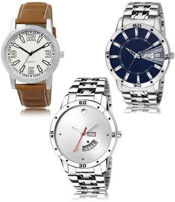 SWIFFIN New latest Designer Combo of 3 Analog Watch  - For Men