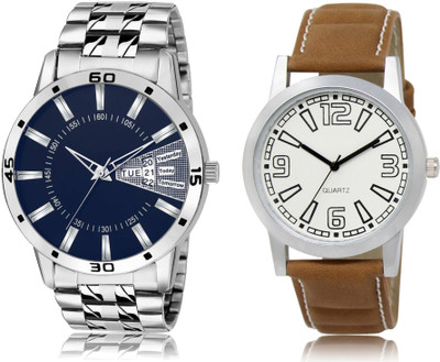 SWIFFIN New Latest Designer Combo of 2 Analog Watch  - For Men