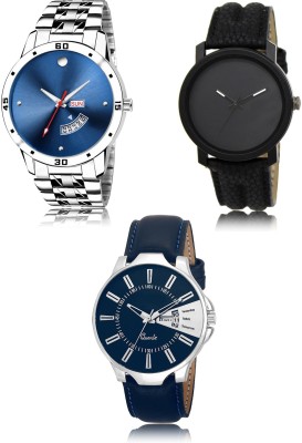 SWIFFIN New latest Designer Combo of 3 Analog Watch  - For Men