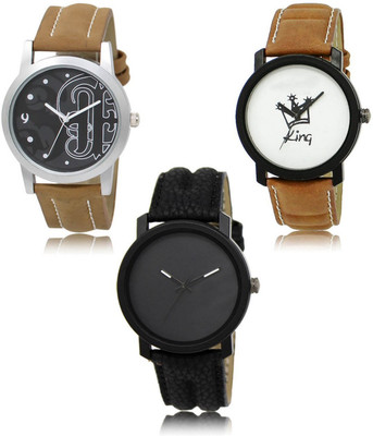 SWIFFIN New latest Designer Combo of 3 Analog Watch  - For Men