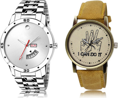 SWIFFIN New Latest Designer Combo of 2 Analog Watch  - For Men