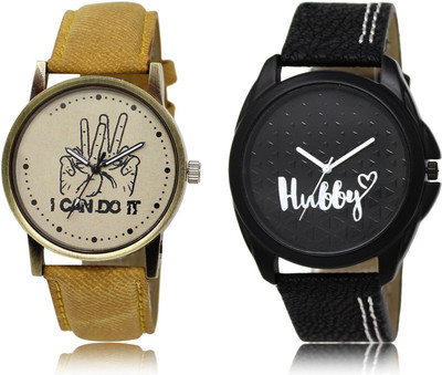 FERRIZZO New Latest Designer Combo of 2 Analog Watch  - For Men