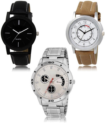 SWIFFIN New latest Designer Combo of 3 Analog Watch  - For Men
