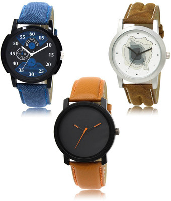 REMIXON New latest Designer Combo of 3 Analog Watch  - For Men