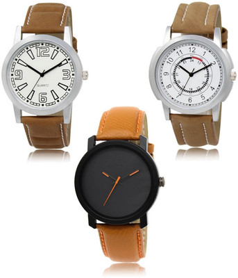 SWIFFIN New latest Designer Combo of 3 Analog Watch  - For Men