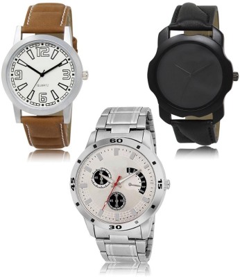 SWIFFIN New latest Designer Combo of 3 Analog Watch  - For Men