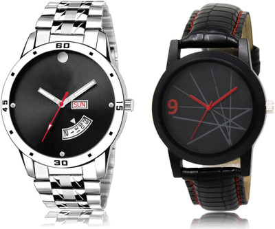 FERRIZZO New Latest Designer Combo of 2 Analog Watch  - For Men