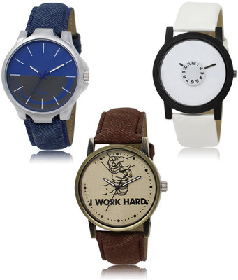 FERRIZZO New latest Designer Combo of 3 Analog Watch  - For Men