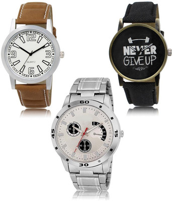 FERRIZZO New latest Designer Combo of 3 Analog Watch  - For Men