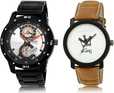 FERRIZZO New Latest Designer Combo of 2 Analog Watch  - For Men