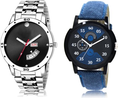 SWIFFIN New Latest Designer Combo of 2 Analog Watch  - For Men