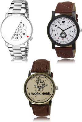 REMIXON New latest Designer Combo of 3 Analog Watch  - For Men