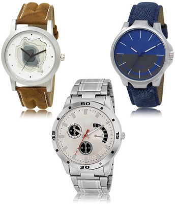 FERRIZZO New latest Designer Combo of 3 Analog Watch  - For Men