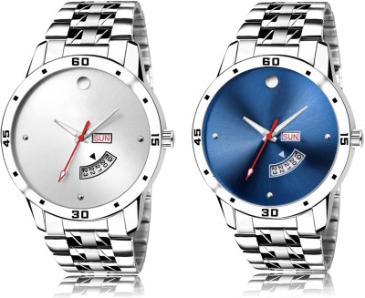 SWIFFIN New Latest Designer Combo of 2 Analog Watch  - For Men