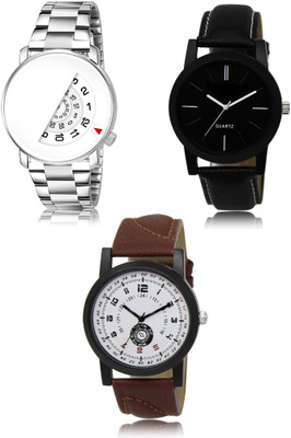 FERRIZZO New latest Designer Combo of 3 Analog Watch  - For Men