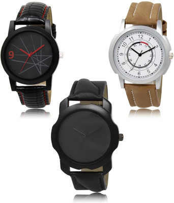 FERRIZZO New latest Designer Combo of 3 Analog Watch  - For Men