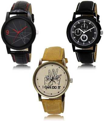 FERRIZZO New latest Designer Combo of 3 Analog Watch  - For Men