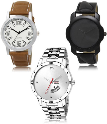 SWIFFIN New latest Designer Combo of 3 Analog Watch  - For Men