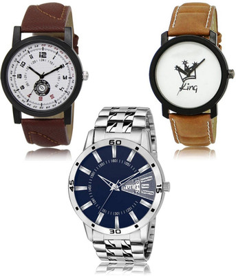 FERRIZZO New latest Designer Combo of 3 Analog Watch  - For Men
