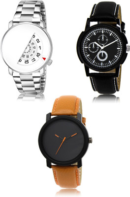 FERRIZZO New latest Designer Combo of 3 Analog Watch  - For Men