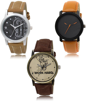 SWIFFIN New latest Designer Combo of 3 Analog Watch  - For Men