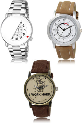 REMIXON New latest Designer Combo of 3 Analog Watch  - For Men