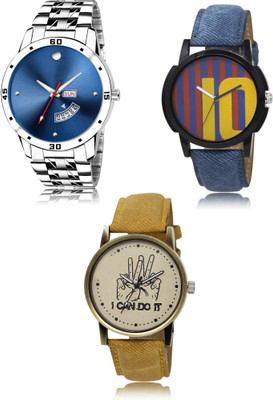 FERRIZZO New latest Designer Combo of 3 Analog Watch  - For Men