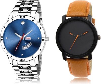 SWIFFIN New Latest Designer Combo of 2 Analog Watch  - For Men