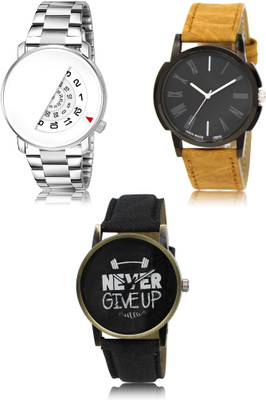 REMIXON New latest Designer Combo of 3 Analog Watch  - For Men