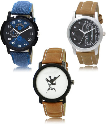 FERRIZZO New latest Designer Combo of 3 Analog Watch  - For Men
