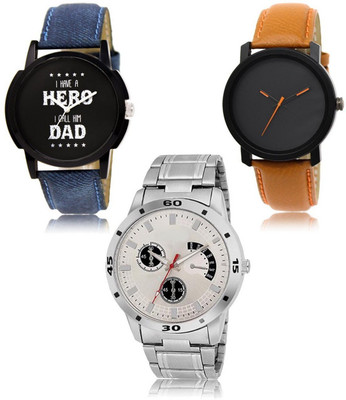 FERRIZZO New latest Designer Combo of 3 Analog Watch  - For Men
