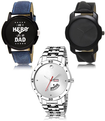 FERRIZZO New latest Designer Combo of 3 Analog Watch  - For Men