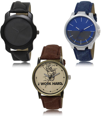 FERRIZZO New latest Designer Combo of 3 Analog Watch  - For Men