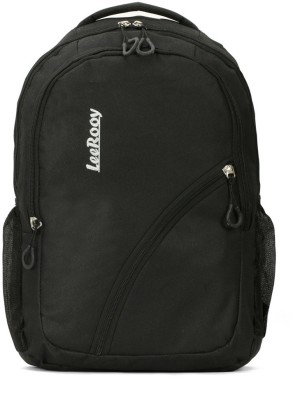 LeeRooy MN-Canvas 30 Ltr Black School Bag Backpack For Unisex Waterproof Backpack(Black, 21 L)