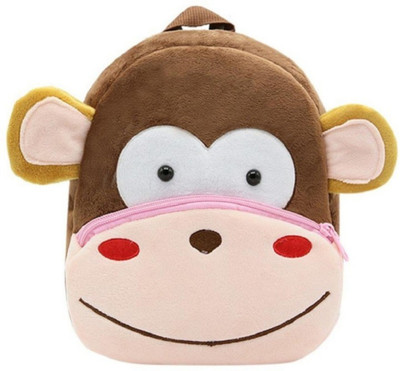 HappyChild Brown Monkey Bag Small 10 L Backpack School Bag For Kids Soft Plush Backpack For Small Kids Nursery Bag Kids Gift (Age 2 to 6 Years) (Nursery/Play School) Plush Bag ( Brown, Cream 10 L) School Bag 10 L Backpack(Multicolor) HappyChild Brown Monkey Bag Small 10 L Backpack School Bag For Kids Soft Plush Backpack For Small Kids Nursery Bag Kids Gift (Age 2 to 6 Years) (Nursery/Play School) Plush Bag ( Brown, Cream 10 L) School Bag 10 L Backpack(Multicolor)