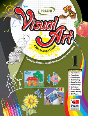 Visual Arts-1 (With Material)  - A Complete and Step-by-step Series on Drawing(English, Paperback, Ramesh 'Manu')