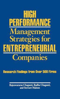 High Performance Management Strategies for Entrepreneurial Companies(English, Hardcover, Chaganti Rajeswarar S.)