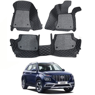 AYW Leatherite 7D Mat For  Hyundai Venue(Black)